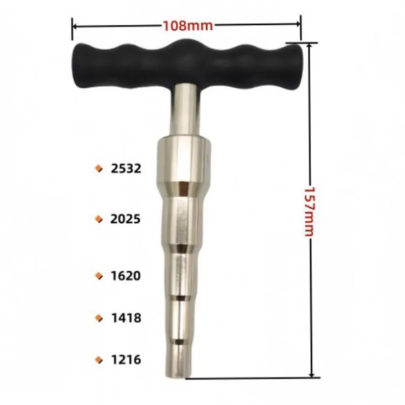 Aluminum plastic pipe expander, hot melt pipe, floor heating pipe, rounding tool - multifunctional pipe expansion tool