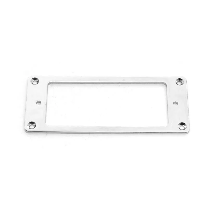 6 قطعة نمط صغير معدن قاعدة مسطحة لاقط هامبوكر الدائري للجيتار الكهربائي تصاعد داخل الإطار 69 مللي متر x 29.2 مللي متر كروم/أسود/ذهبي