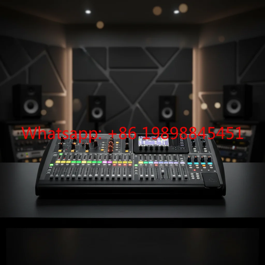 Mezclador Digital Compacto Behringer X32 Usado, Pantalla Táctil de 7 Pulgadas, 16 Preamplificadores MIDAS