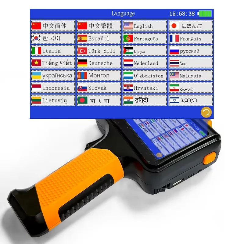 High‑Quality Portable Manual Inkjet Printer Gun Expiry Date Batch Number Coder for Industrial Packaging Marking