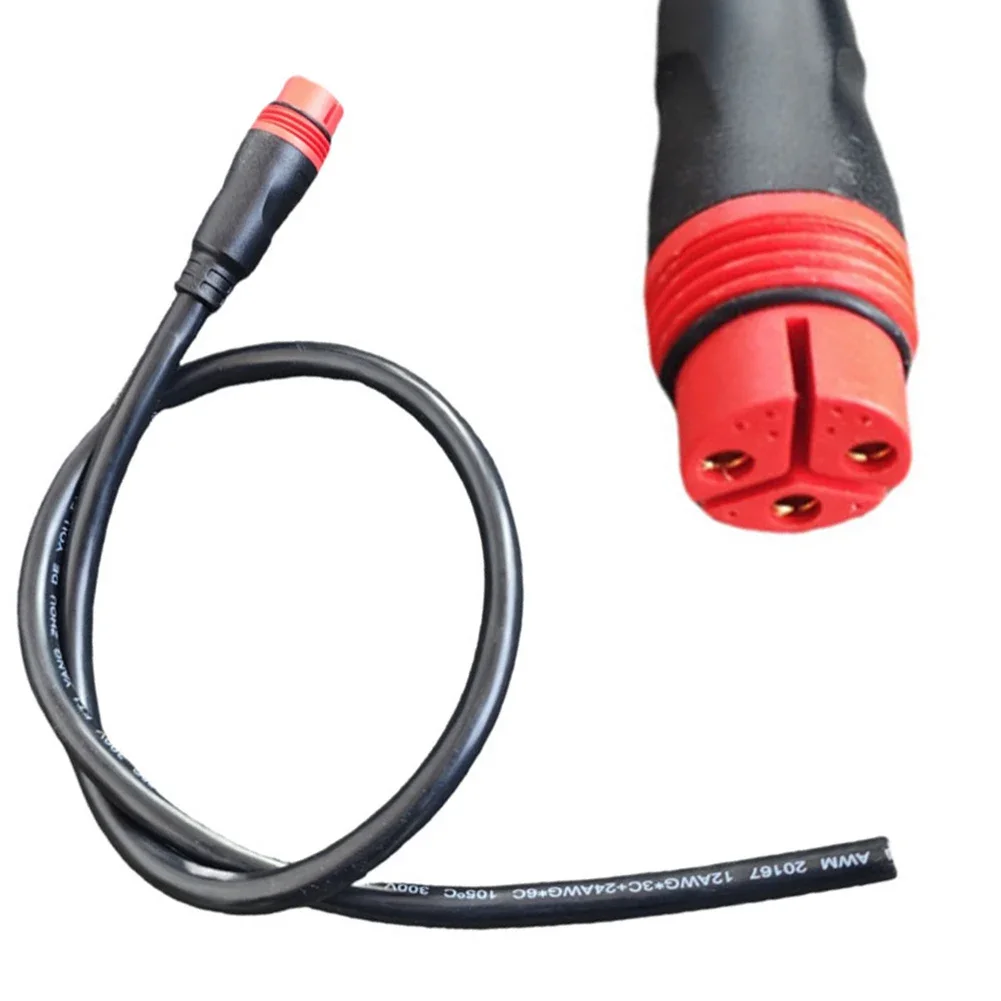 Cable de extensión de 30cm para BAFANG H550 G062 para Motor G063 con Cable de 12AWG y interfaz de 9 pines para 750W 1000W