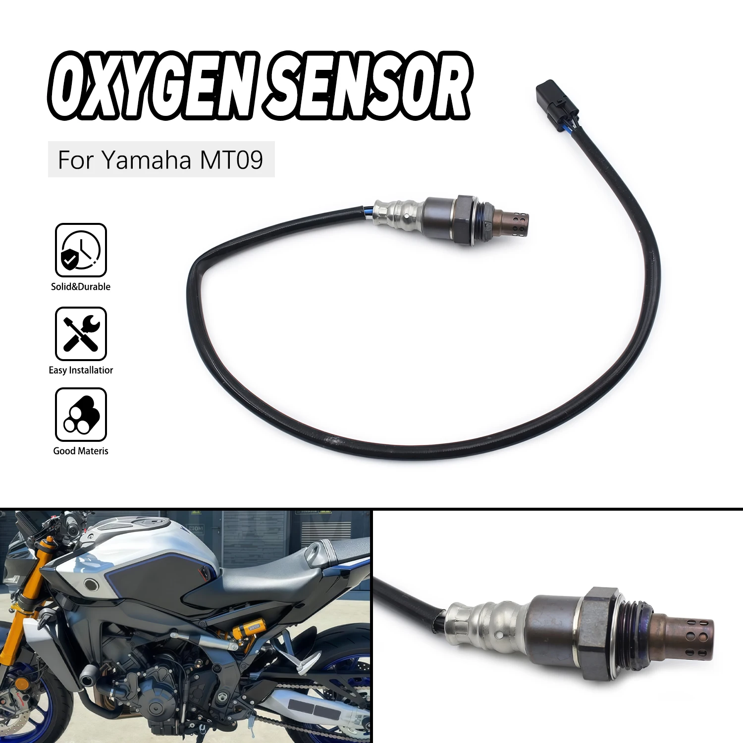

Replacement Motorcycle Parts For Yamaha MT-09 850 A 2018 Tracer Oxygen Sensor Exhaust 59C8592A00
