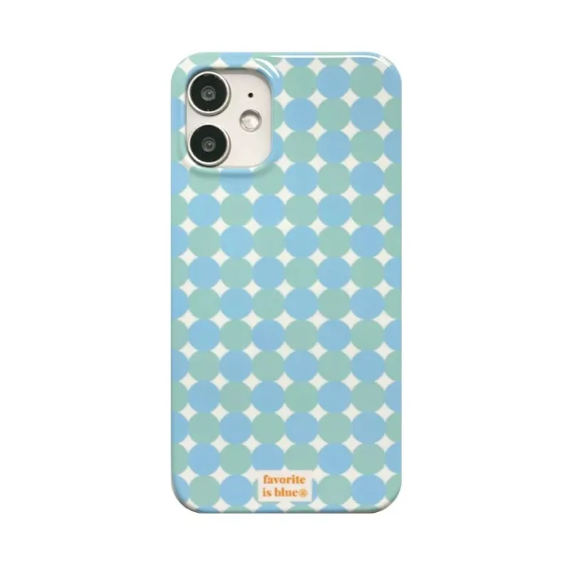 Blue Striped Flower Phone Case For iPhone 17 16 15 14 13 12 11 Pro Max Mini SE 7 Plus Shockproof Non-Slip Silicone Cover Fundas - náhled 3