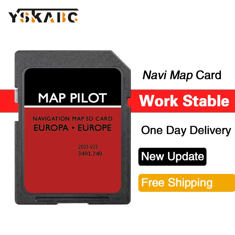 

NTG4.5 system Upgrade Europa 2023 Map GPS Navigation for Mercedes A B C E-class CLA CLS GLA GLK Sat Nav SD Card Code 509