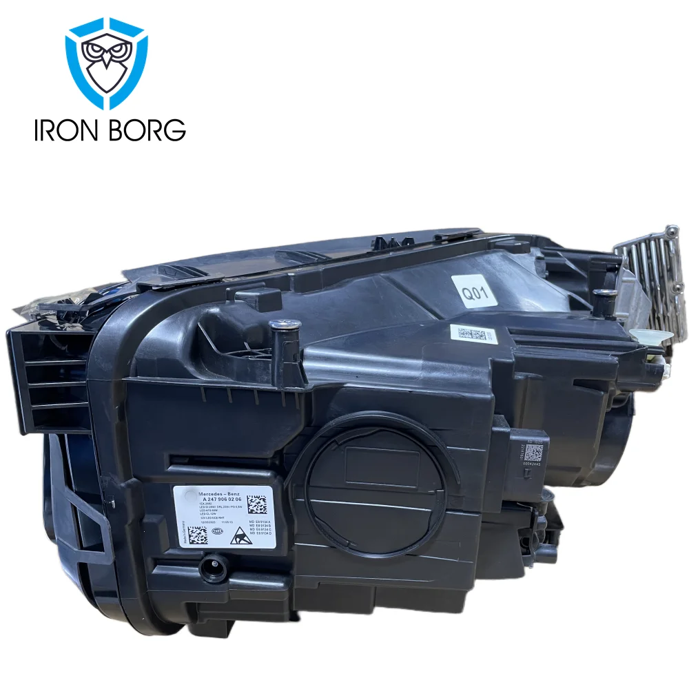 المصابيح الأمامية الأصلية Multibeam LED لمرسيدس بنز GLB X247 W247 الجانب الأيسر الأمامي 2019 2020 2021 2022 2023