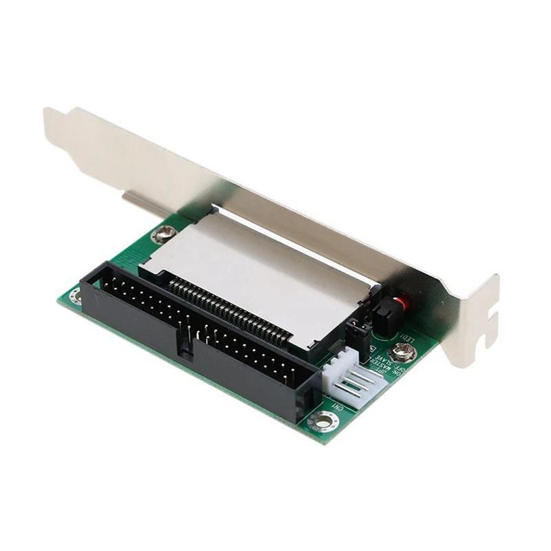 Carte Flash Compact CF 40 Broches vers 3.5 IDE, Adaptateur Convertisseur Pci, Panneau Arrière