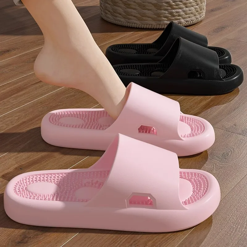 Pantofole da casa in Pvc per uomo donna pantofole da massaggio per piedi con suola morbida antiscivolo per interni Chinelos Masculinos Pantuflas