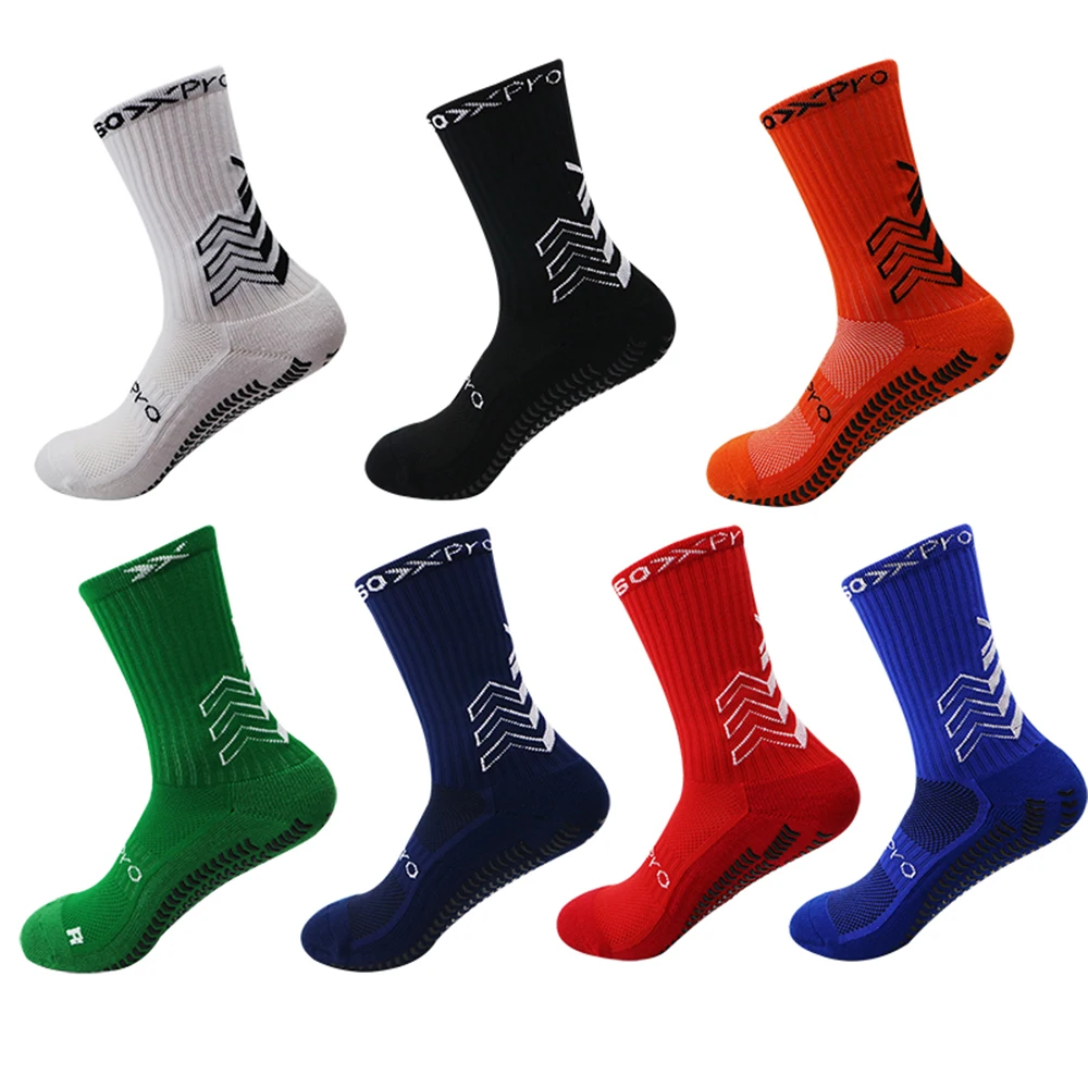 non-slip quality football high soft New socks men's breathable thick sports socks running cycling hiking women's football socks