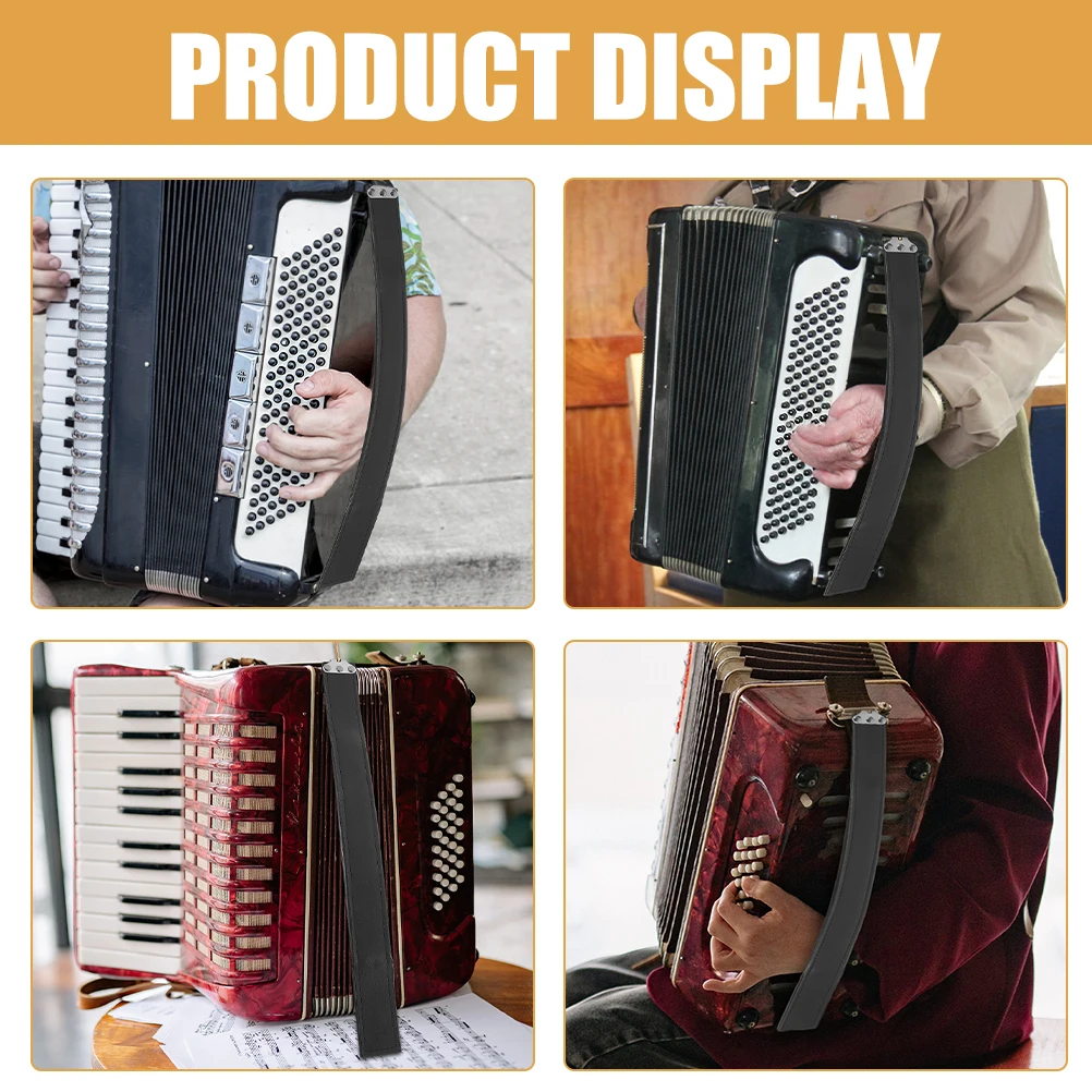 

Accordion Bass Strip Hand Strap Straps Instrument Parts Accessories Aldult Belt Pu Work