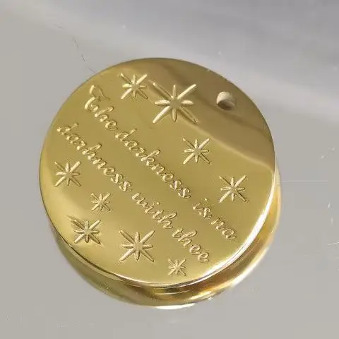 

1 шт. позолоченный кулон-подвеска из титановой стали в форме изогнутого круга с эффектом звездного сияния для изготовления ювелирных изделий, аксессуары для браслетов своими руками