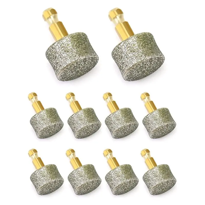 ABIY Pet Nail Grinder Diamond Tip Replacement(10-Pack), Dog Nail Grinder Replacement Head, Professional Quality Spare Parts