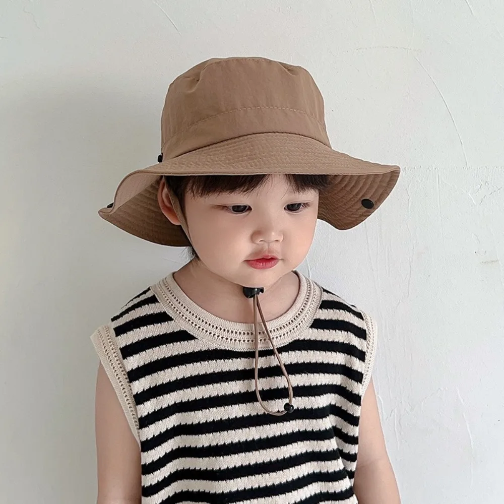 

Fashion Trendy Bucket Hat Anti-UV Adjustable Fishing Cap Anti-Sun Breathable Fisherman Hat Gift