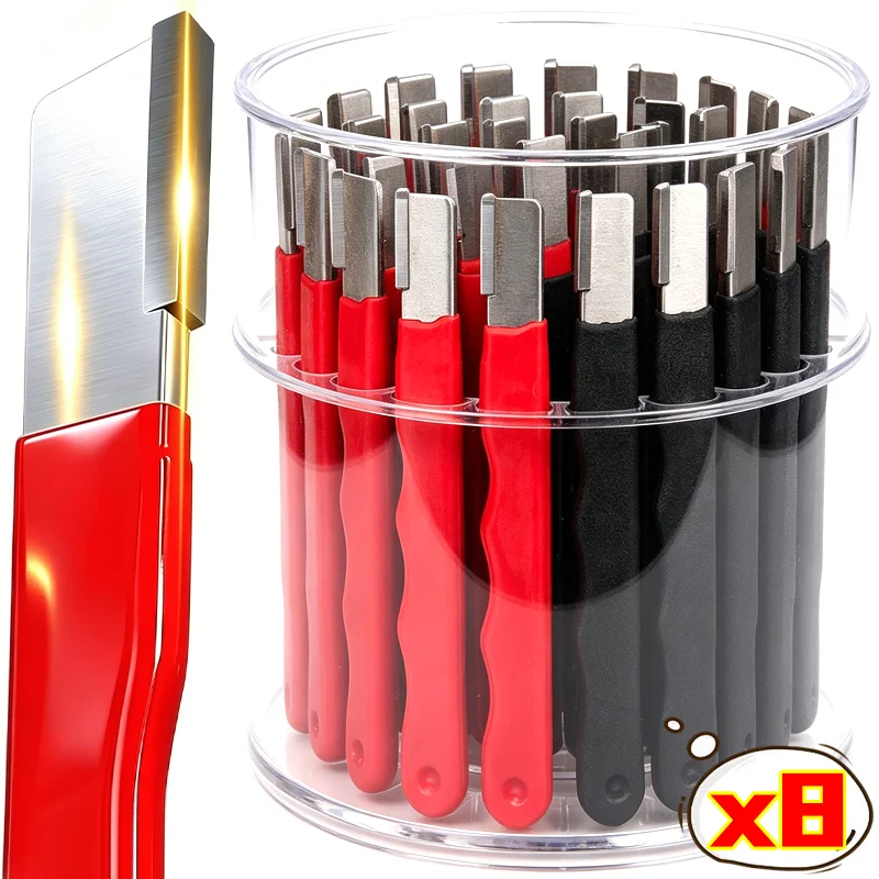 8/1Pcs Knife Sharpener Portable Home Garden Shear Scissors Knives Mower Blades Sharpener with Lid Quick Sharpening Accessories