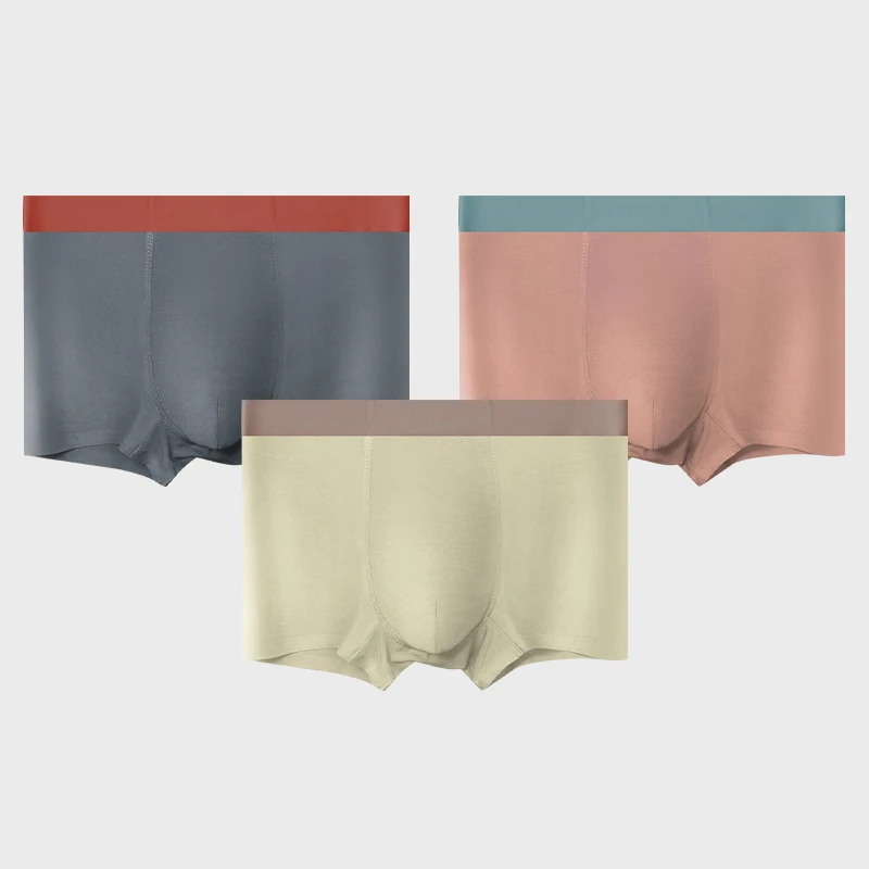 1 قطعة ملابس داخلية للرجال مضادة للبكتيريا الأولاد الملاكم السراويل الرجال رقيقة الرياضة الملاكمين الرجال السراويل #3