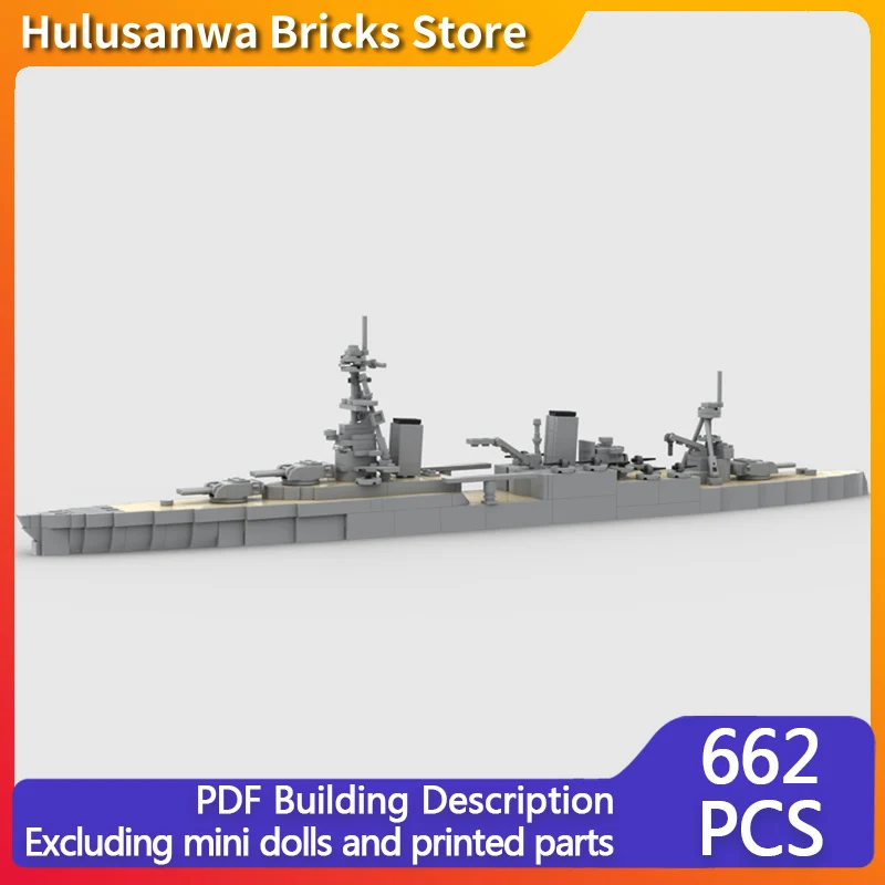 

USS CA-30 Aircraft Carrier Model MOC Building Bricks War Equipment Modular Technology Gifts Holiday Assemble Children Toys Suit