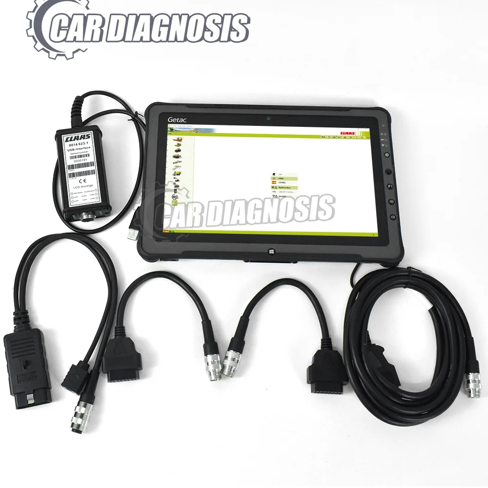 For Claas simulator p/n14204140 cable For CLASS MetaDiag diagnostic tool Agriculture construction truck tractor+F110 tablet