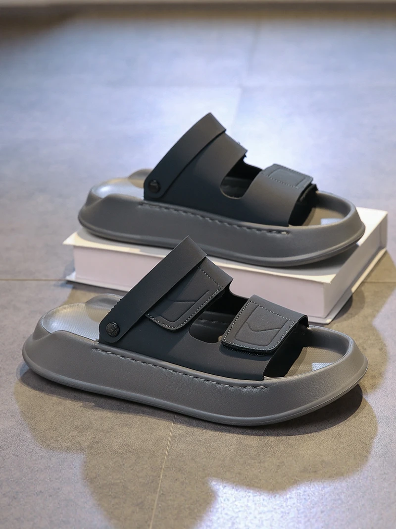 Men's Summer 2026 New Sport Sandals Outdoor Anti-slip Wear-resistant Soft Bottom Driving Beach Shoes Casual Low Top EVA