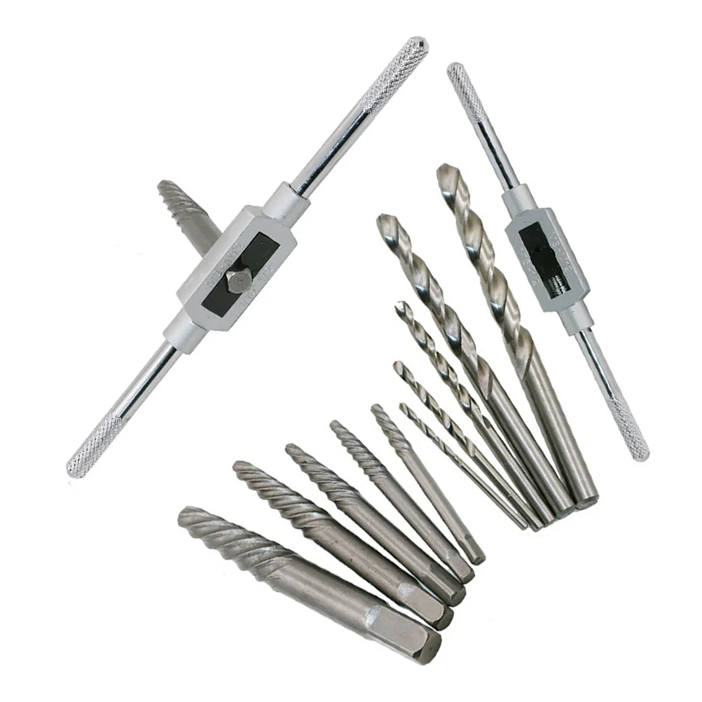 

11Pcs Damaged Screw Extractor Set Bolts Remover Extractor for Easily Remove Stripped Broken or Damaged Hardness Screw 3MM-10MM