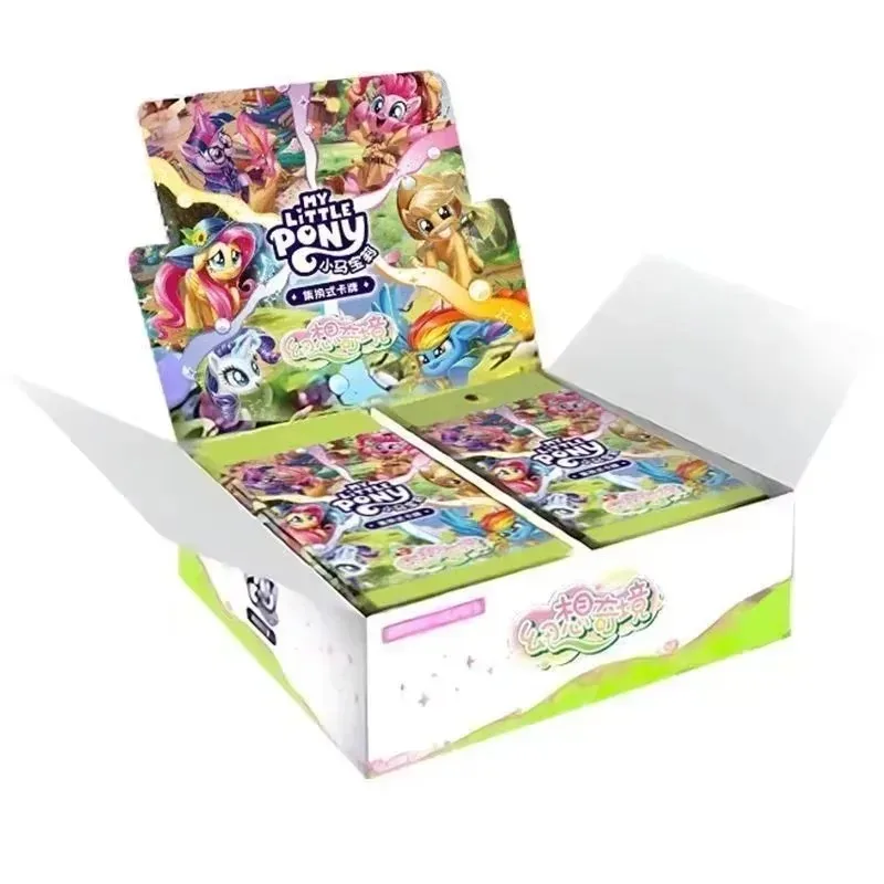 NIEUWE KAYOU My Little Pony Kaarten Engels Goede Maanlicht Sterren Leuke Schaduw Cadeaudoos serie Schattige Anime Verzamelkaarten Speelgoed Cadeaus
