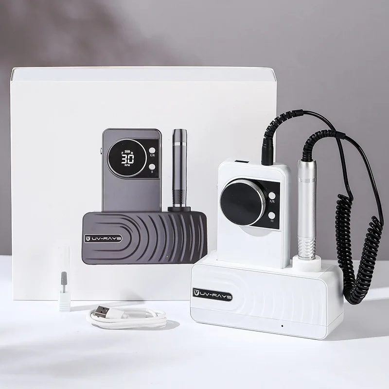 Women Nail Drill Machine Shocker Electric Nail Sander Small Professional Nails Equipment Rechargeable Manicure Cutter Machines