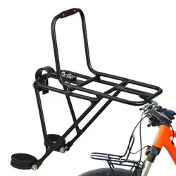 Aluminum Alloy Front Bike Rack For Bicycle Universals Bicycle Front Rack Installation Front Rack Basket Bicycle Storage Rack