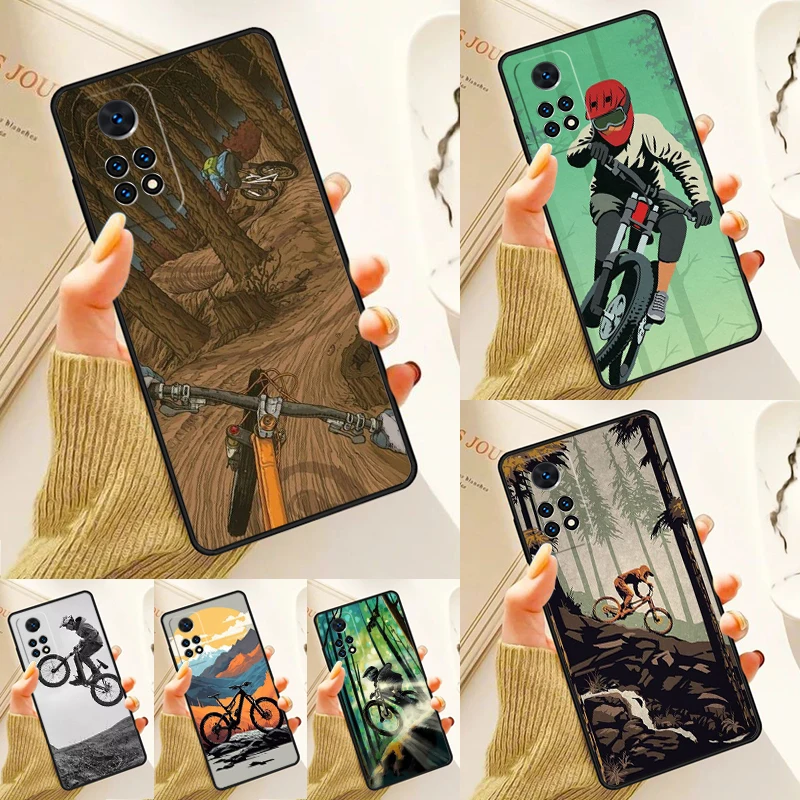 

Mountain Biking MTB Case For Samsung Galaxy S24 Plus S23 S20 S21FE Lite S22 Ultra Note 20 S8 S9 S10 Phone Coque