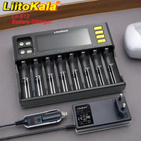 LiitoKala Lii-S8 18650 Battery charger 8-Slot Auto-Polarity Detect For 26650 21700 14500 10440 16340 1.2V 3.7V battery