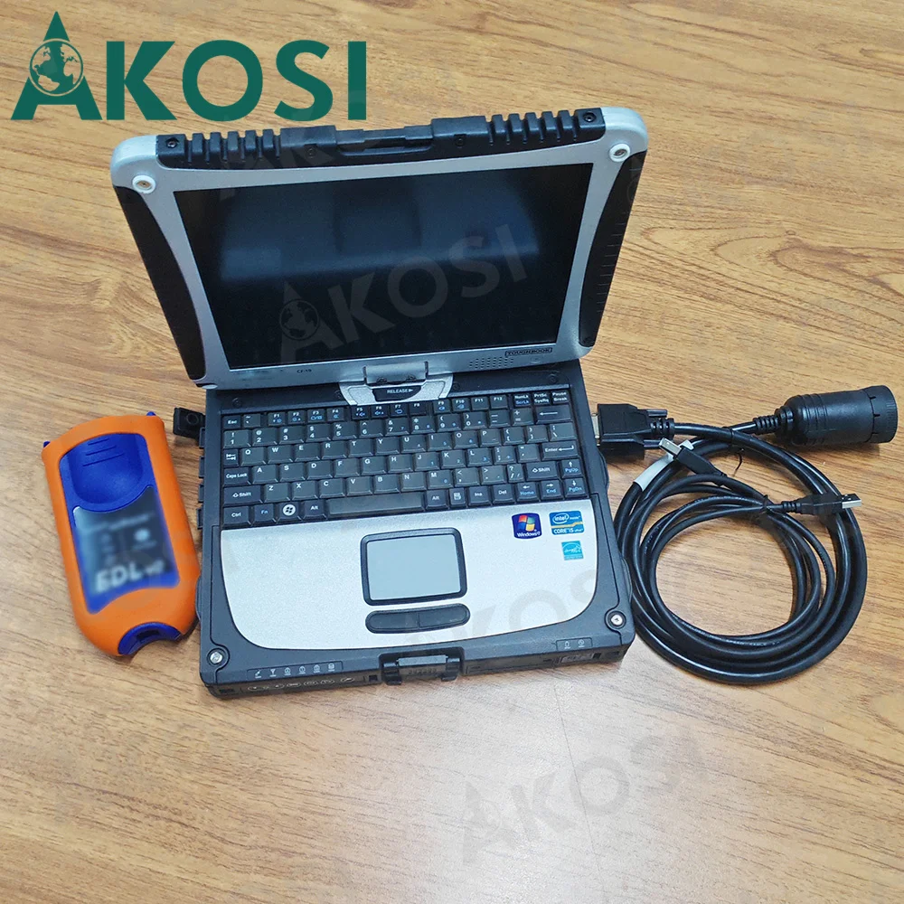 

V5.3 AG CF for EDL V2 Agricultural Diagnostic tool EDL V2 Scanner With Cable Construction and Forestry Tractor Detect+Cf19laptop