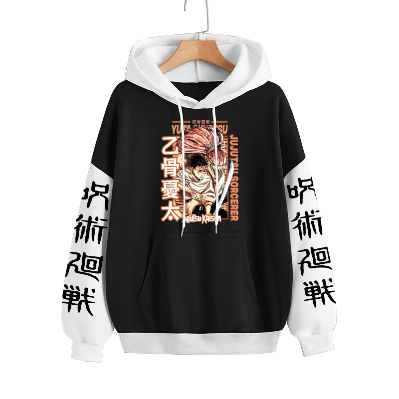 Jujutsu Kaisen Fushiguro Toji Anime Hoodies Harajuku Street Hoody Autumn Plus Size Hooded Women Men Autumn Winter Sweatshirts