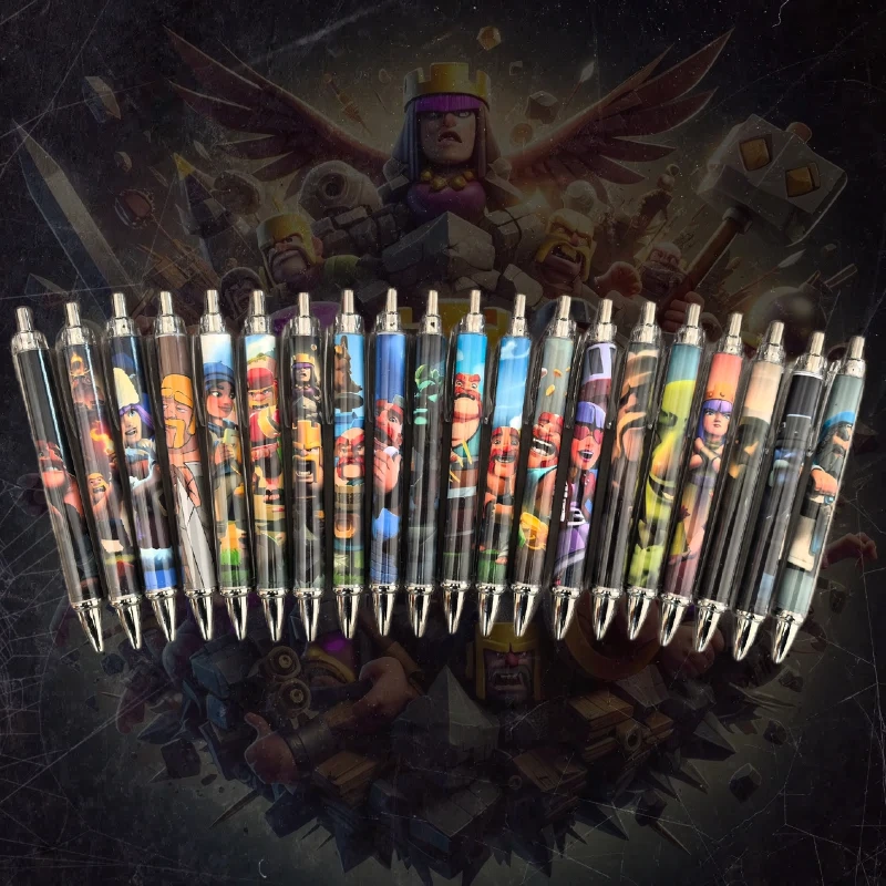 

Clash of Clans game black gel Pens Ball Point Student Office Stationary