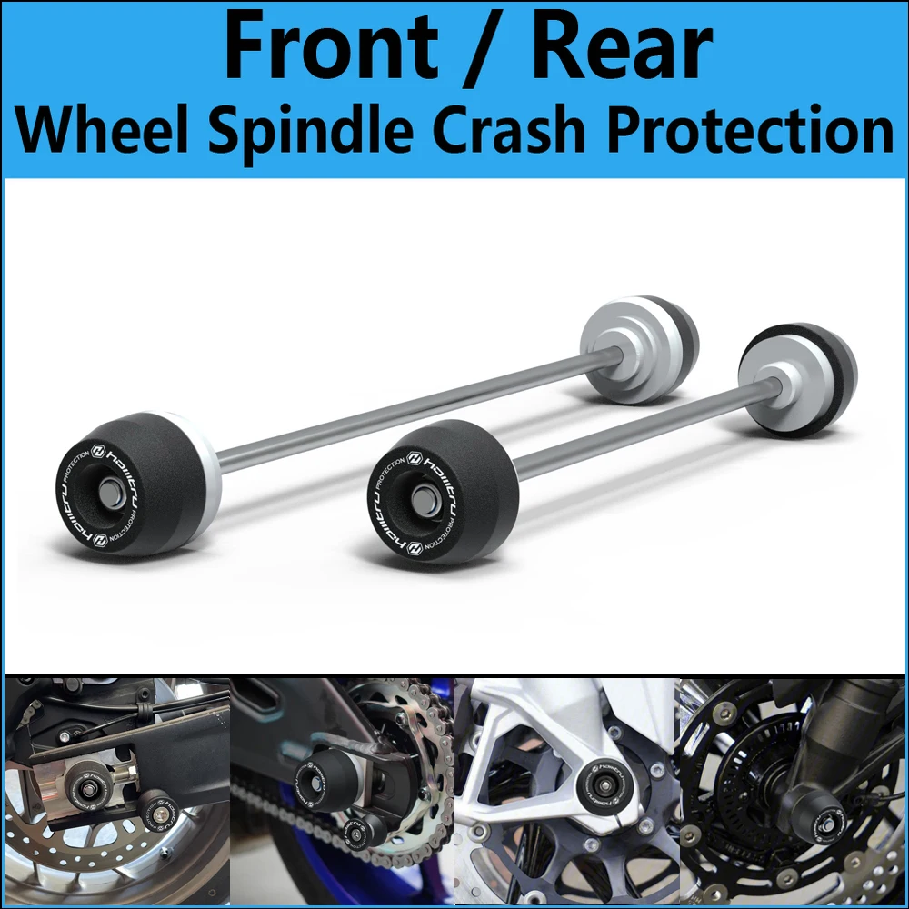 

Front Rear wheel Spindle Crash Protection For Suzuki GSX-S750 GSX-S750Z 2017-2021