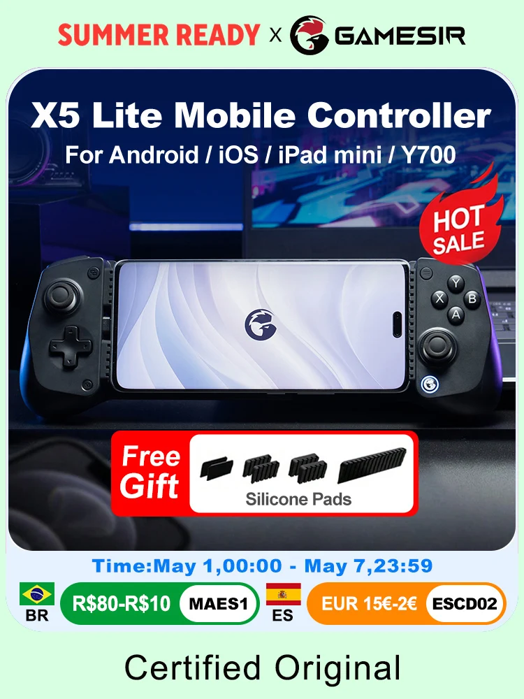 GameSir X5 Lite Mobiele Gaming Controller Telefoon Gamepads voor iPhone 16 15 Serie IOS iPad Mini Y700 Android Tablet Controle - afbeelding 2