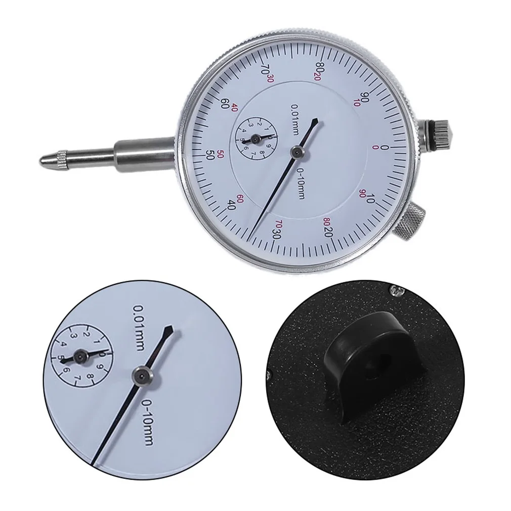 Dial Indicator Gauge Precision Tool 0-10mm Meter Precise 0.01 Resolution Concentricity Test High Quality Professional Tools