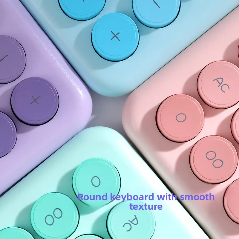 High-Aesthetic Dopamine Gradient Color Desktop Calculator, Minimalist Style, for Students, Finance & Office Use