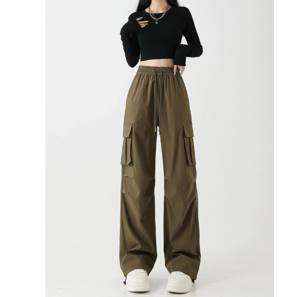 

Casual Womens Jeans Relaxed Fit Workwear Pants Soft Stretch Denim High Waist Trousers Modern Style Comfortable Daily Wear
