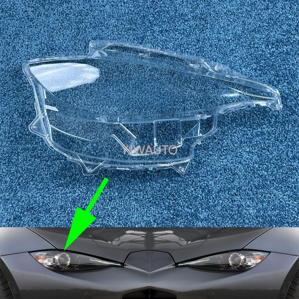 

Для Mazda MX-5 2016 2017 2018 2019 крышка фары автомобиля линза стекла замена переднего абажура лампы капоты авто корпус