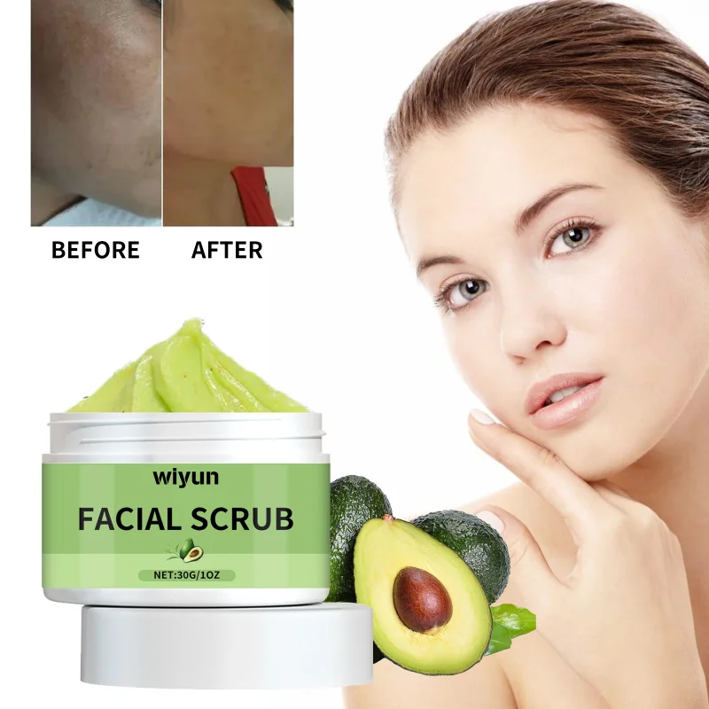 

Avocado Facial Scrub, Cleanses Facial Skin, Exfoliates Gently Without Irritation, Suitable For Facial Exfoliation Care