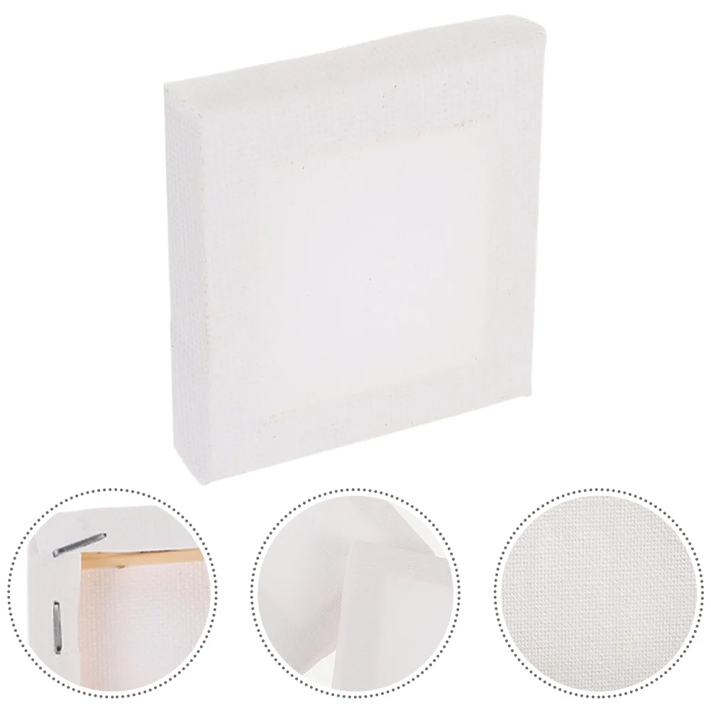 

20pcs Mini Painting Canvas Frames Cotton Small Stretched For Art Projects Home Decor Kids Adults Oil Painting Diy Craft Supplies