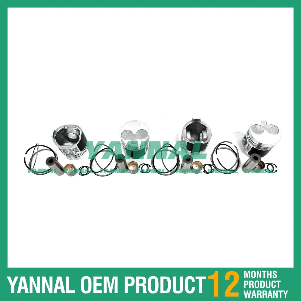 مكبس مع حلقات لأجزاء محرك Shibaura N844L-T #3