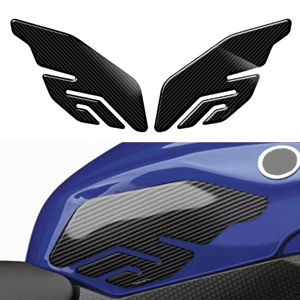 Motorcycle Anti-slip Side Tank Pad Protection Knee Grip Mat for Yamaha YZF R6 2008-2016