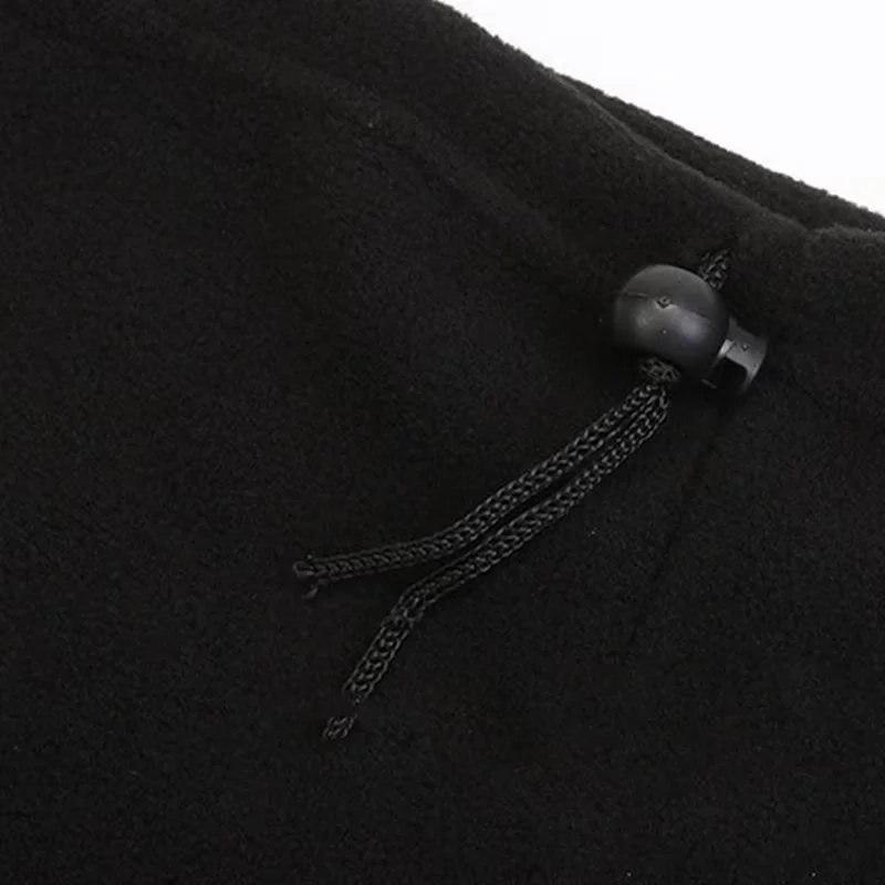 Chapeau pull trois pièces pour hommes, chapeau chaud et froid d'automne et d'hiver, écharpe à cordon de serrage, couvre-visage en velours, chapeau de protection des oreilles