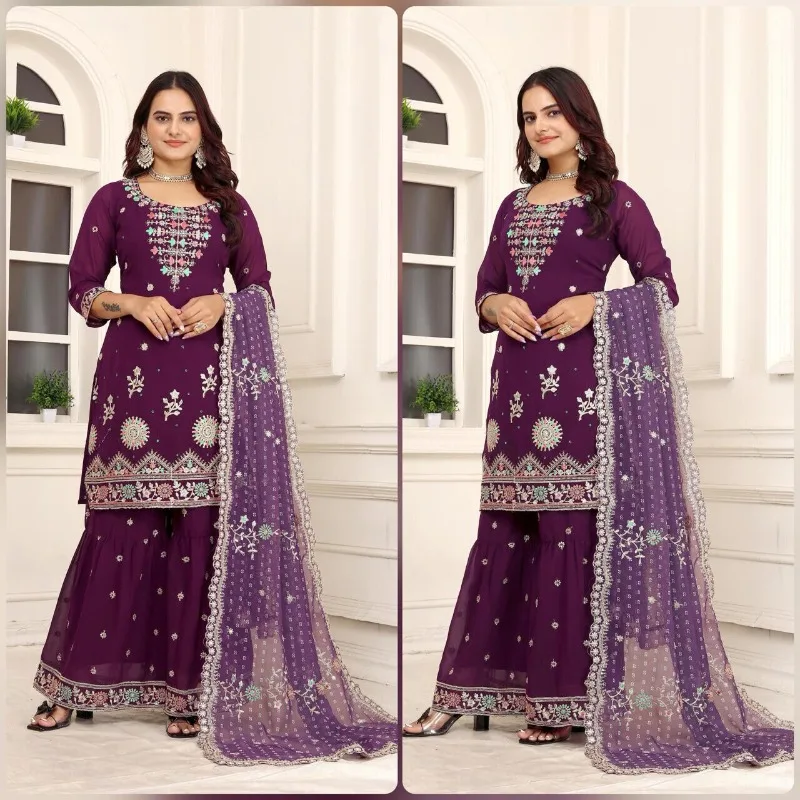 

Salwar Kameez Bollywood PakistanI Indian Wedding Party Dress Polaroid Suit