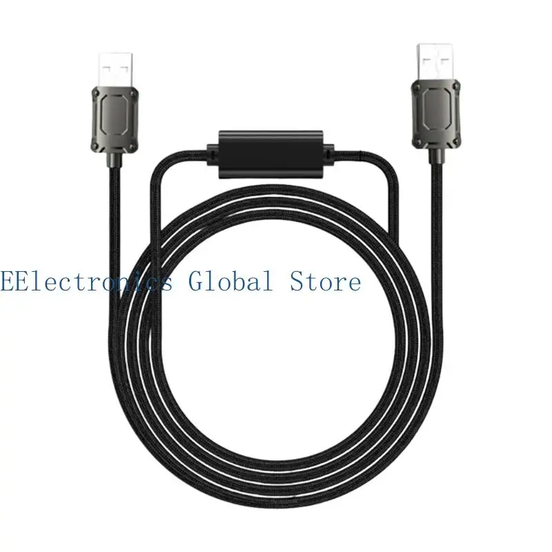 462B Sound Card Connection Cable USB-A to USB-A 2M for Computer Recording, Live Streaming, and Two-Way Transfer Use