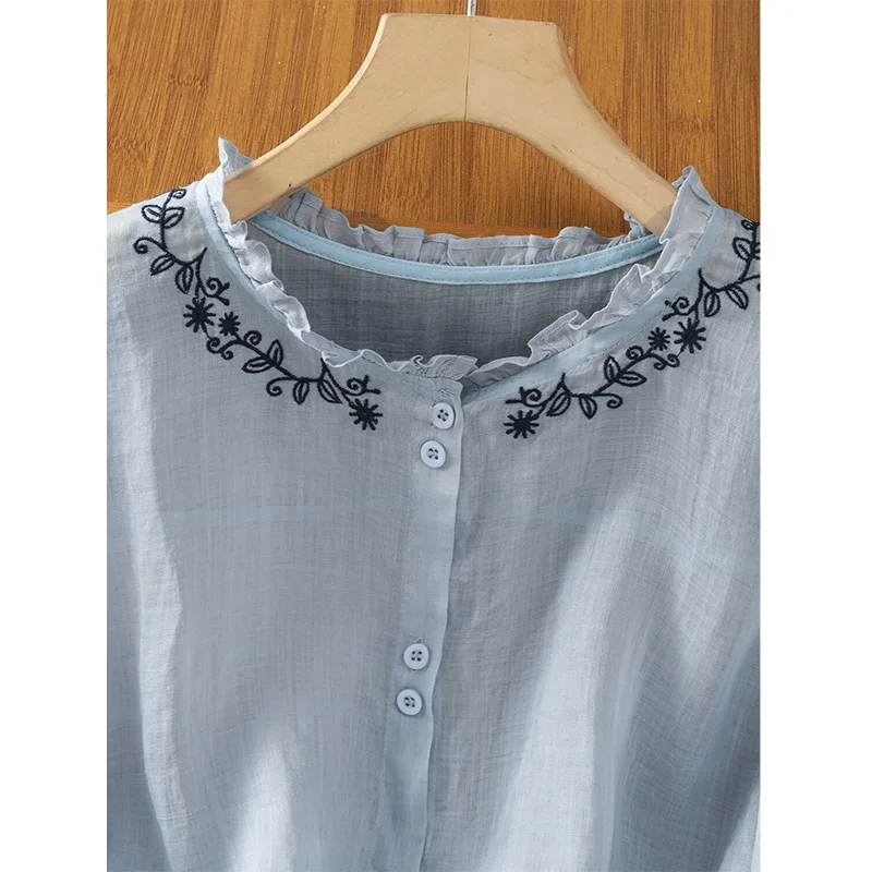 Plus Size Women's Comfortable Blouse Office Lady Fashion New Arrival Trendy Breathable image 2