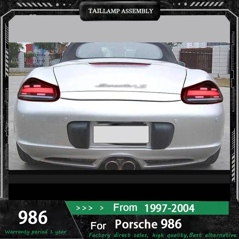 

Автомобильные лампы для Porsche Boxster 986, задний фонарь 1997-2004, светодиодные лампы указателя поворота DRL Plug and Play, задний фонарь заднего хода, ремонт, автоинструмент