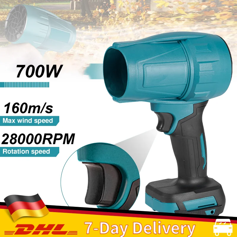 Brushless Elettrico Turbo Ventilatore 700W 160M/S Mini Jet Ventilatore Per Makita 18V Batteria Palmare Ventilatore di Aria Auto Asciugatrice Neve Polvere Pulita