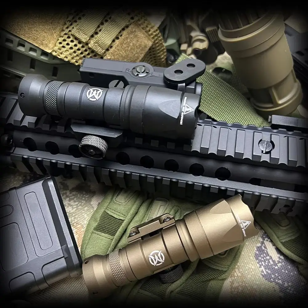 M300A Strong Light Flashlight, Outdoor Hunting Flashlight, Scouting 280lm White LED Light for 20mm Rail Scouting Accessories