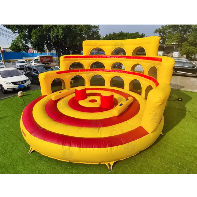 Fun Commercial Entertainment For Parties & Events Inflatable Gladiator Game For Rent