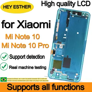 Bilashmart Original 6.47'' AMOLED LCD Display Xiaomi Mi Note 10 Pro LCD Xiaomi Mi note 10 LCD Display LCD Touch Screen CC9 Pro