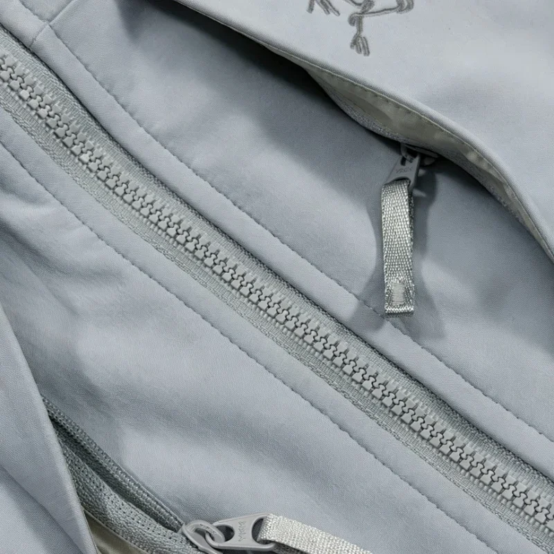 ARC SV Embroidery Bird Logo Three-Layer Camping Jacket Men Women Waterproof Windproof Hiking Ski Unisex Coat